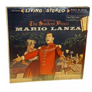 Mario Lanza The Student Prince (Vinyl, 1960) RCA Victor Red Seal LSC-2339 VG LP